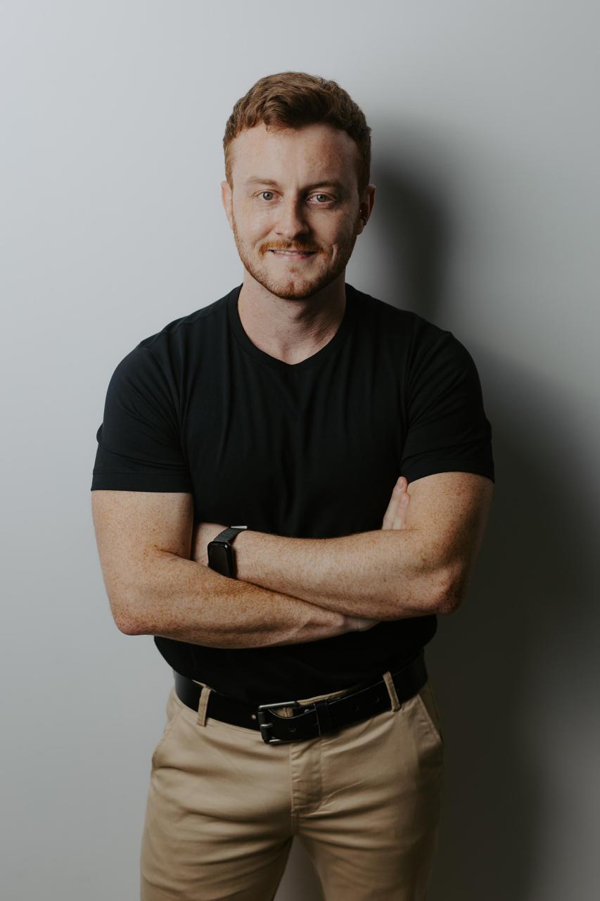 Gustavo Melo, nutricionista, em retrato profissional
